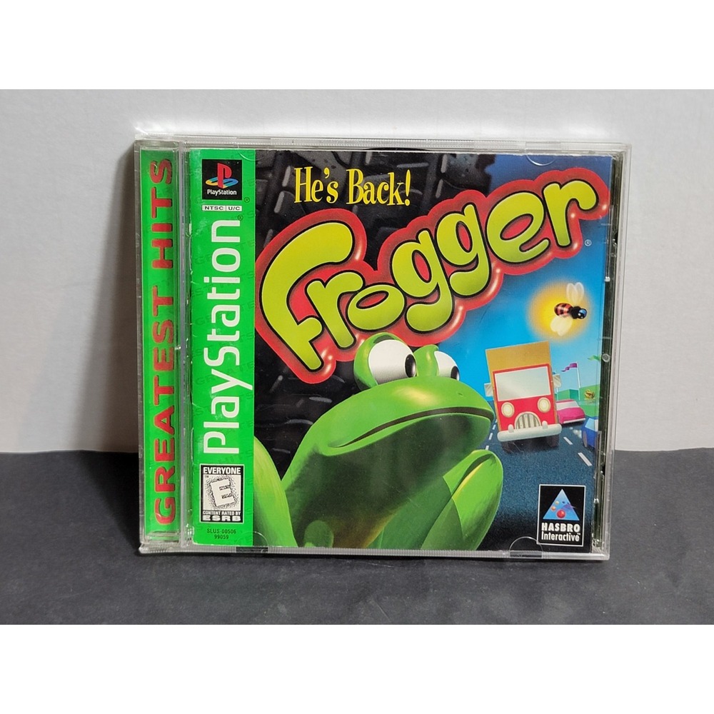Frogger Sony PlayStation 1 PS1 Greatest Hits SLUS-00506 Retro Video Game